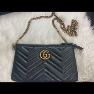 Gucci GG Mini Marmont Leather bag